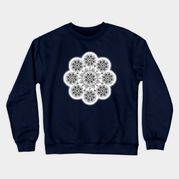 Flower in a Flower Crewneck Sweatshirt by NMartworks